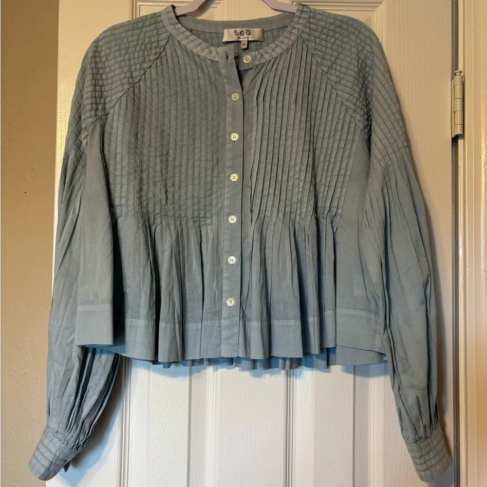 Sea New York Stan Button-Up Blouse - Picture 2 of 8